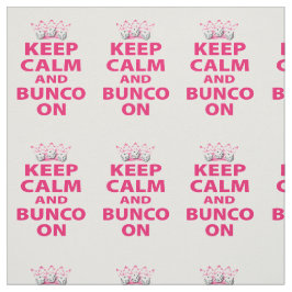 Funny Bunco Dice Novelty Keep Calm Stof