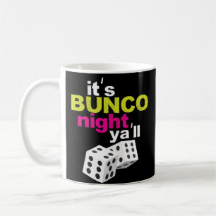 Funny Bunco Night Coffee Mok Dice Champion Gift