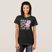 Funny Bunco Player Gift What Table Dice Game Night T-shirt (Voorkant volledig)