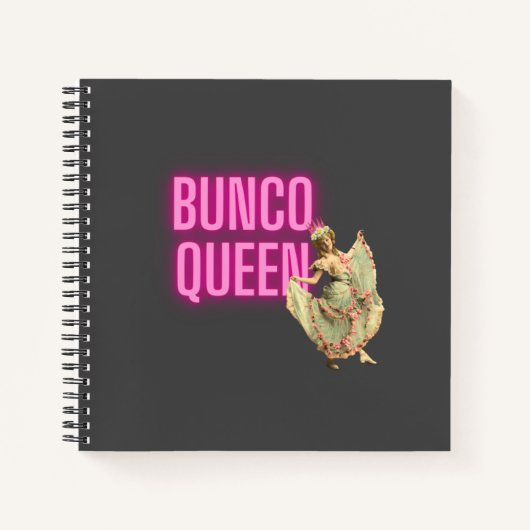 Funny  Bunco Queen Notitieboek (Voorkant)