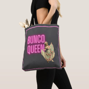 Funny  Bunco Queen Tote Bag