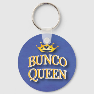 Funny Bunco Queen Waterverf Crown Sleutelhanger