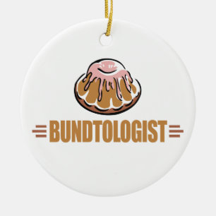 Funny Bundt Cake Keramisch Ornament