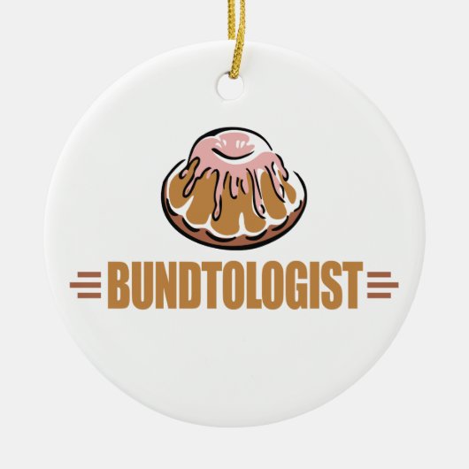 Funny Bundt Cake Keramisch Ornament (Voorkant)