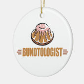Funny Bundt Cake Keramisch Ornament (Links)