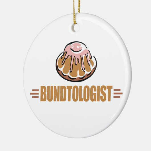 Funny Bundt Cake Keramisch Ornament (Links)