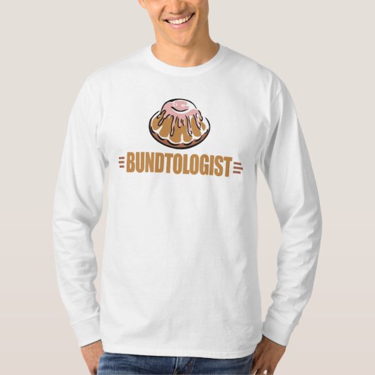 Funny Bundt Cake T-shirt (Voorkant)