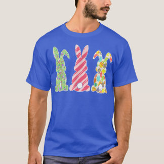 Funny Bunnie Graphic Design Cute Girls Kinder Pink T-shirt