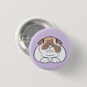 Funny Bunny Badge Ronde Button 3,2 Cm (Voorkant /achterkant)