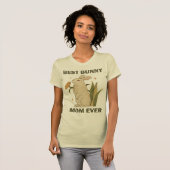 Funny Bunny, Best Bunny Mam Ever, Bunny Lover T-shirt (Voorkant volledig)
