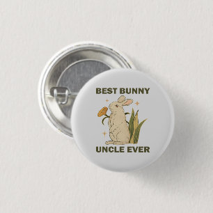 Funny Bunny, Best Bunny Oom Ever, Bunny Lover Ronde Button 3,2 Cm