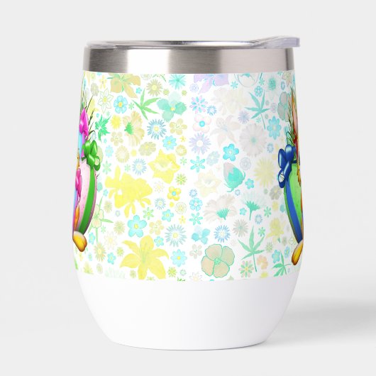 Funny Bunny biting an Easter Egg (Links)