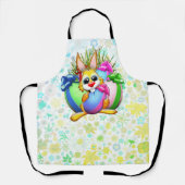 Funny Bunny biting an Easter Egg Schort (Voorkant)