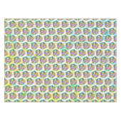 Funny Bunny biting an Easter Egg Tafelkleed (Voorkant (Horizontaal))