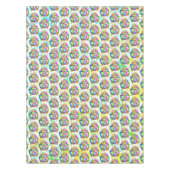 Funny Bunny biting an Easter Egg Tafelkleed (Voorkant)