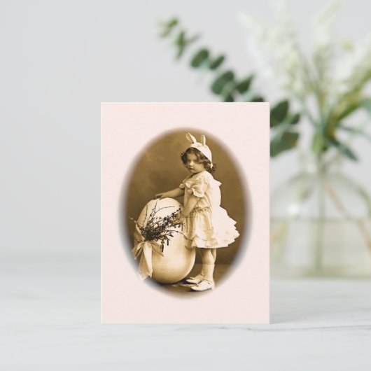 Funny Bunny Briefkaart (Staand voorkant)