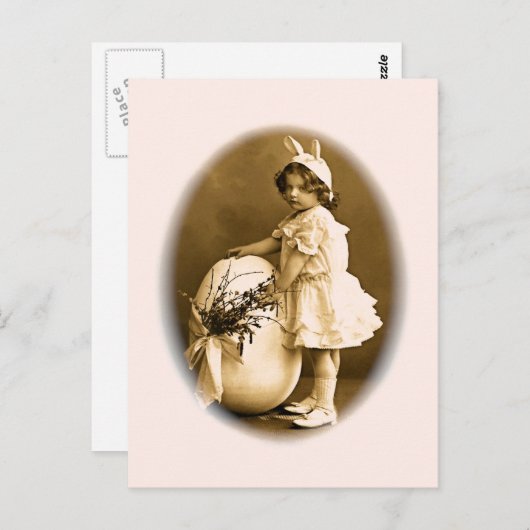 Funny Bunny Briefkaart (Voorkant / Achterkant)