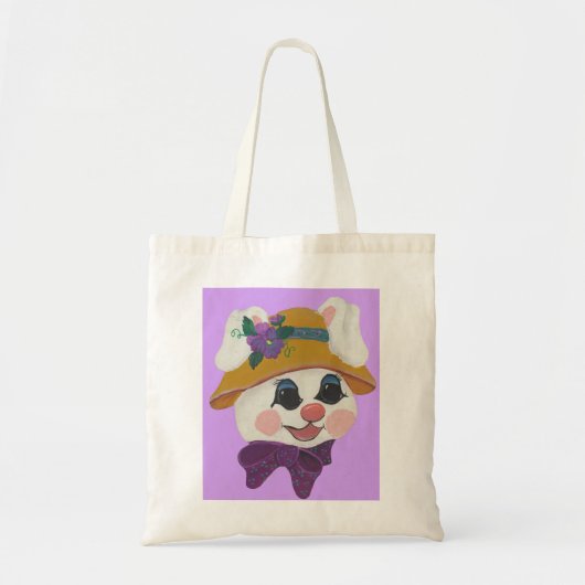 Funny Bunny Canvas tas (Voorkant)
