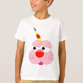 Funny Bunny Cartoon - Ik ben een Eenhoorn. Cool Fu T-shirt (Voorkant)