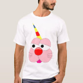 Funny Bunny Cartoon - Ik ben een Eenhoorn. Cool Fu T-shirt (Voorkant)