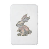 Funny Bunny Crochet Patchwork Camo Rabbit Happy Ea Badmat (Voorkant Verticaal)