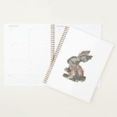 Funny Bunny Crochet Patchwork Camo Rabbit Happy Ea Planner (Display)