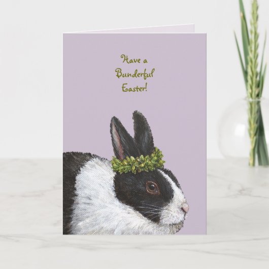 Funny Bunny Easter-kaart Feestdagen Kaart (Voorkant)