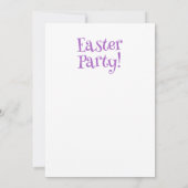 Funny Bunny en Chick Shirt voor Pasen Kaart (Achterkant)