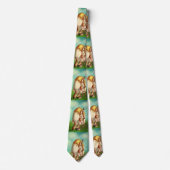 funny Bunny en paaseieren Stropdas (Voorkant)