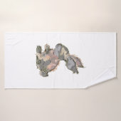 Funny Bunny Haakwerk Patchwork Camo Konijn Happy P Badhanddoek (Badhanddoek)