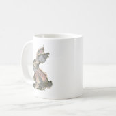 Funny Bunny Haakwerk Patchwork Camo Konijn Happy P Koffiemok (Voorkant links)