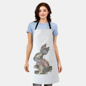 Funny Bunny Haakwerk Patchwork Camo Konijn Happy P Schort (Gedragen)