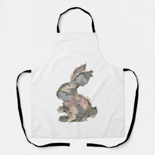 Funny Bunny Haakwerk Patchwork Camo Konijn Happy P Schort