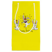 Funny Bunny Happy Birthday Cute Kinderen Rabbit Klein Cadeauzakje (Voorkant)