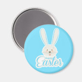 FUNNY BUNNY Happy Easter Eggs Hunt Party Cute Magneet (Voorkant / Achterkant)
