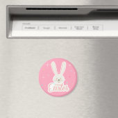 FUNNY BUNNY Happy Easter Eggs Hunt Party Magneet (Insitu (Vaatwasser))