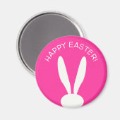 FUNNY BUNNY Happy Easter Eggs Hunt Party Modern Magneet (Voorkant / Achterkant)