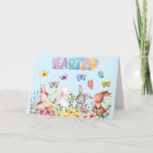 Funny Bunny Happy Paasdag (Voorkant)