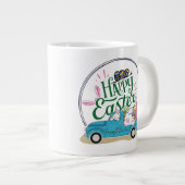 Funny Bunny Happy Paasdag Grote Koffiekop (Voorkant rechts)