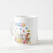 Funny Bunny Happy Paasdag Koffiemok (Voorkant links)
