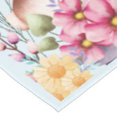 Funny Bunny Happy Paasdag Tafelkleed (Gekanteld)