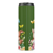 Funny Bunny Happy Paasdag Thermosbeker (Achterkant)