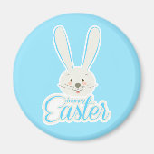 FUNNY BUNNY Hapy Easter Hunt Party Magneet (Voorkant)