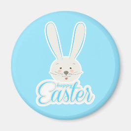 FUNNY BUNNY Hapy Easter Hunt Party Magneet
