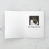 Funny Bunny Holiday-kaart Feestdagen Kaart (Binnen)