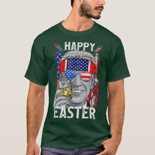 Funny Bunny Joe Biden Happy 4 juli verward met E T-shirt