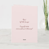 Funny Bunny-Moederdag kaart (Achterkant)