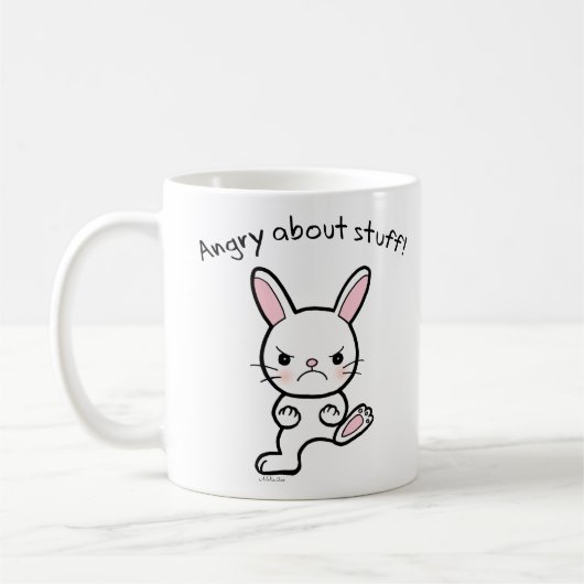 Funny Bunny Mok Angry Cute bunny Rabbit mok (Links)
