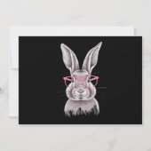 Funny Bunny Mooie Familie Cadeaus Pasen Feestdagenkaart (Voorkant)