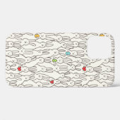 Funny bunny naadloos patroon Case-Mate iPhone case (Achterkant (horizontaal))